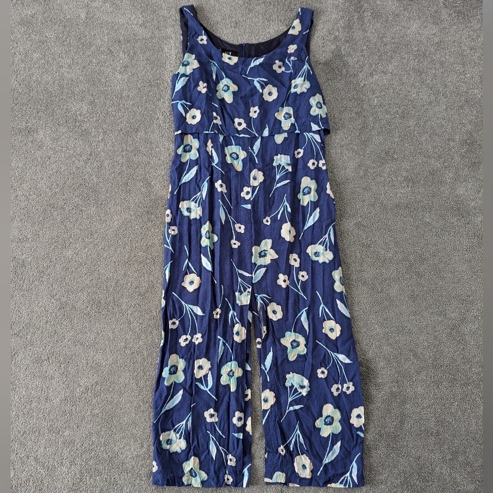 Vintage Studio London S|L Women's Maxi Dress Size Large Floral Sleeveless Rayon